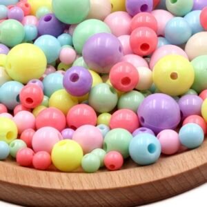 Pastel Round Craft Bead Mix